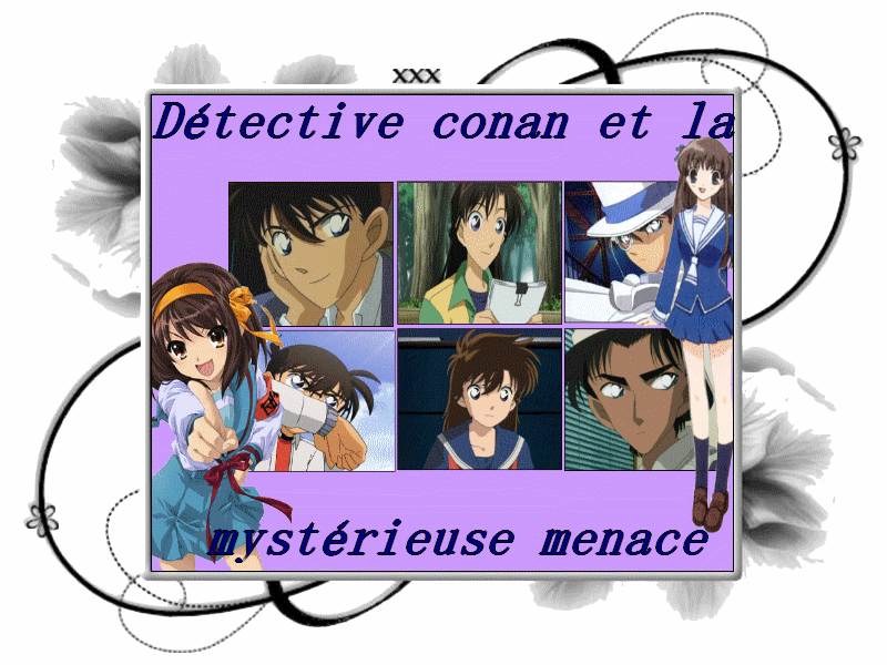 Detective conan et la mystérieuse menace
