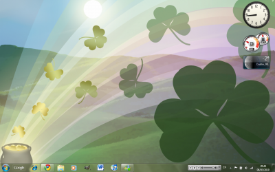 Shamrocks ThemePack para Windows 7 UmbrellaMOD.CoM Shamrocks ThemePack para Windows 7 UmbrellaMOD.CoM
