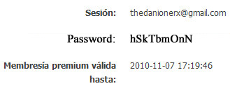 Cuenta Premium Filesonic.com